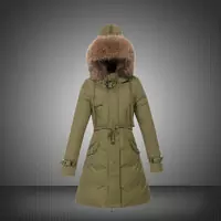 femmes doudoune moncler ski blouson cloak col fourrure army